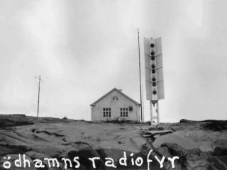 Radiofyren med nautofonen i förgrunden på 1950-talet (Foto: Ålands museum)